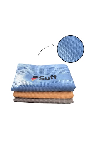 Suff Mikrofiber Bez Cam Ve Tüm Yüzeyler İçin 3 Lü Paket 40x60 Sih