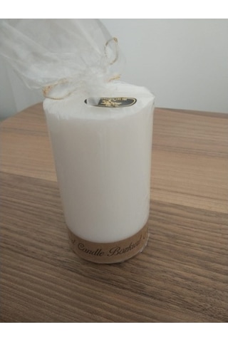 Bozkurt 7*12 Cm Silindir Mum 2' Li Beyaz Set (471576117)