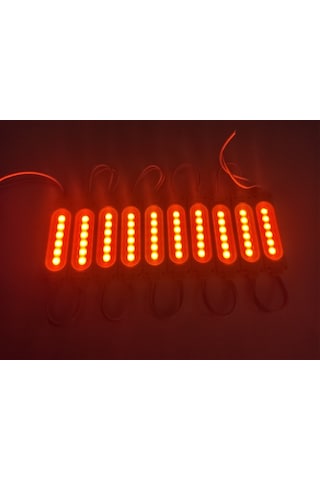 Replax Parmak Cob Led Turuncu 12 Volt Su Geçirmez 10,lu 3m Bantlı