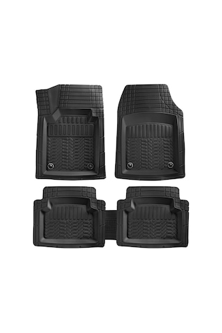 Renault Kangoo Iı 2007-2011 Uyumlu Universal Spark Paspas Siyah