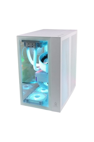 Game Master F-7 V2 7x RGB Fanlı ATX Oyuncu Bilgisayar Kasası Beyaz