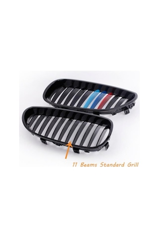 Bmw E60 M Stil Panjur Şeridi 2004 -2010 Böbrek Klipsi  Panjura Uyar Uyumlu  -