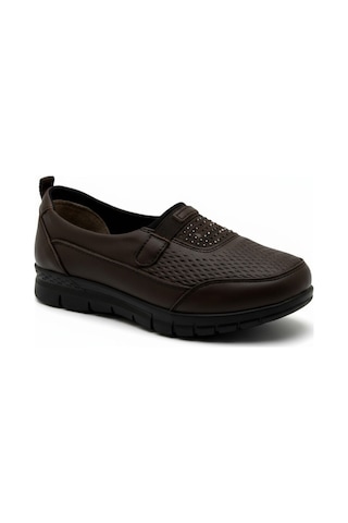Dosa Shoes 972 Siyah Babet Anne Ayakkabısı-kahve Kahverengi