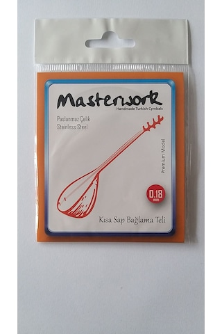 3'Lü Masterwork 0.18 Kısa Sap Bağlama Saz Teli