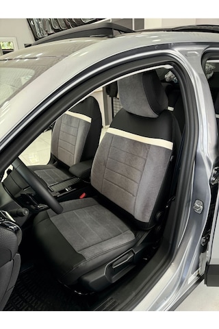 Citroen C4 2021-2024 Arası Uyumlu Arka Sırt 2+1 Arka Sırt Kolçaklı Model