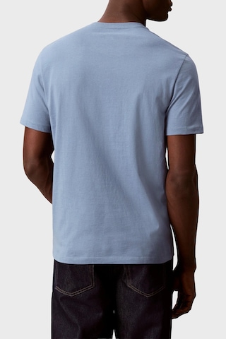 Calvin Klein Pamuklu Regular Fit Bisiklet Yaka T Shirt Lv04rb866gc4ı Erkek T Shirt Lv04rb866g C4ı Mavi