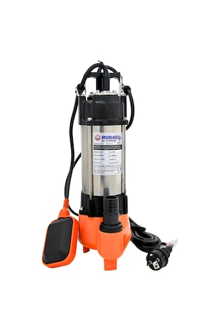 V250f Bıçaksız Drenaj Pompası Bakır Sargılı Termik Korumalı Sargı 0.25kw 0.33hp