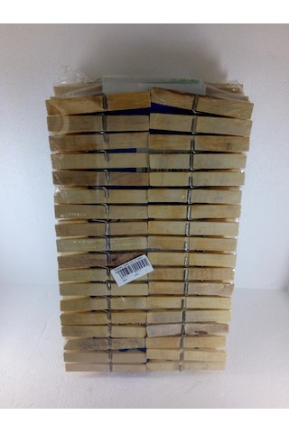 Tahta Mandal Yaylı Ahşap Mandal 144 Adet