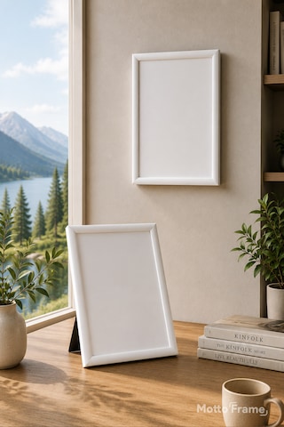 13x18 5r Plastik Fotoğraf Çerçevesi Şeffaf Pvc Korumalı Arkalık Ayaklıklı Poster Resim Belge Sertifika Çerçevesi