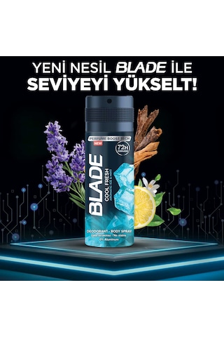 Blade Cool Fresh Erkek Sprey Deodorant 6 x 150 ML