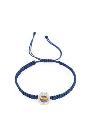 Fenerbahçe Lisanslı Fb Logo Makrome Bileklik