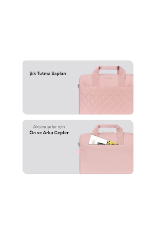 Mack Mcc-905 14.1 İksy Notebook Çantası Pembe