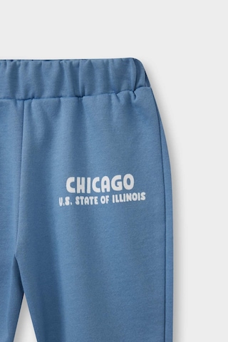 Defacto Erkek Bebek Beli Lastikli Baskılı Eşofman Altı E9270a525aube88 Mavi