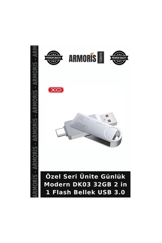 Özel Seri Ünite Günlük Modern Dk03 32gb 2 İn 1 Flash Bellek Usb 3.0