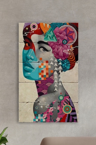 Doğal Taş Tablo - Duvar Dekoru, Salon Tablosu, Mutfak Tablosu, Dekoratif Tablo 30x50cm