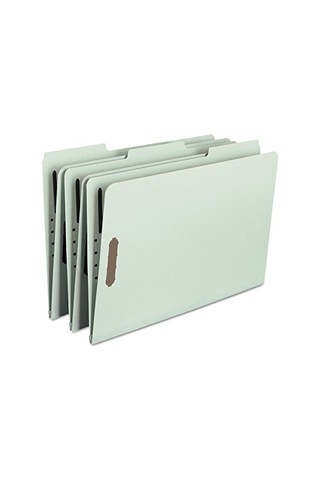 % 100 Geri Dönüşümlü Baskı Panosu Bağlantı Elemanı Dosya Klasörü, 2 Bağlantı Elemanı, 1/3 Kesimli Tab, 1 G