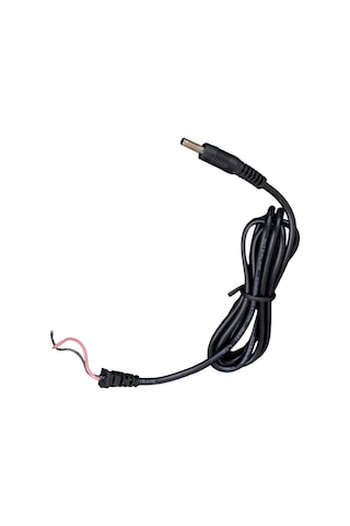 Weko Notebook Adaptörü 1.5 Metre Düz Uçlu Jacklı Siyah 3.5X1.35 MM Notebook Adaptör Kablosu