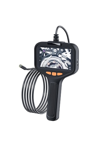 Işıklı Endoskop Kamerası, 4,3 İnç Ekranlı Hd 1080p Borescope 8 Ayarlanabilir Led Işık, 16,4 Ft Sert Kablolu Muayene Kamerası