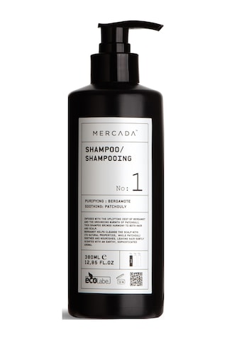 Mercada Siyah No1 Purifying And Soothing Shampoo 380ml + No2 Shower Gel 380ml + No3 Conditioner 380ml + No4 Hand&body Lotion 380ml + No5 Hand Wash 380ml