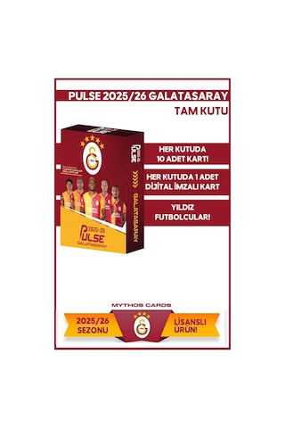 Galatasaray - Pulse Futbolcu Kartları 2025/26 - Paket