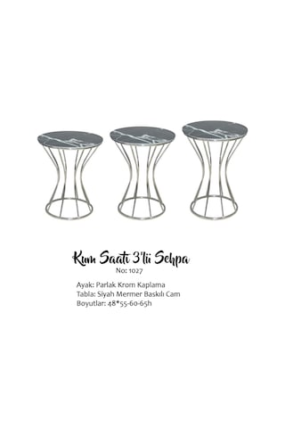 Brc Kum Saat Zigon Model Metal Transmisyon Çelik Krom Renk Kaplam