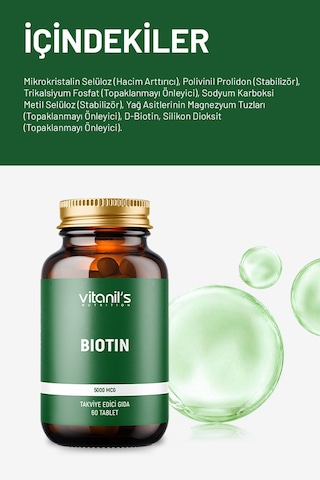 Vitanil's Biotin 60 Tablet