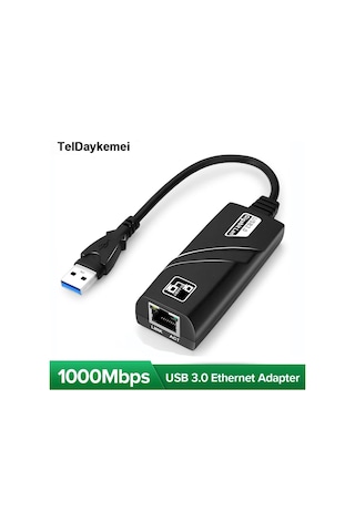 Conventions1 10/100/1000 Mbps Kablolu Usb 3.0 Typec Usb Rj45 Lan