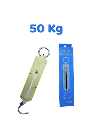 50 Kg Mekanik Yaylı El Kantarı Terazi Baskül Tartı