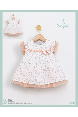 Babydola Elbise -ecru Ecru Ekru