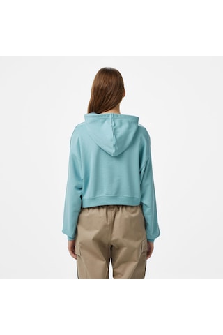 Converse Chuck Taylor Boxy Kadın Mavi Kapüşonlu Sweatshirt Mavi