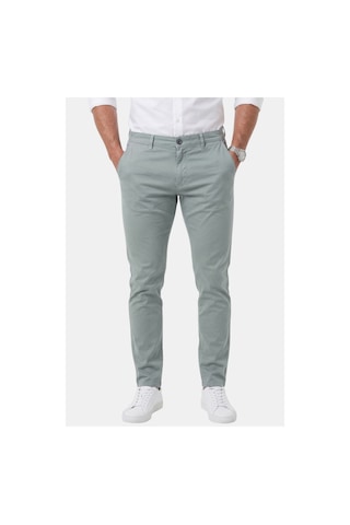 Deepsea Erkek Açık Yeşil Slim Fit Pamuklu Likralı Chino Spor Pantolon 2601745