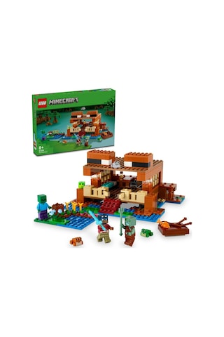 LEGO® Minecraft Kurbağa Evi 21256 8+ Yaratıcı Oyuncak Yapım Seti - 400 Parça