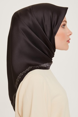 Armine İpek Eşarp 2025 Kış - 9260-80 Sura Antrasit