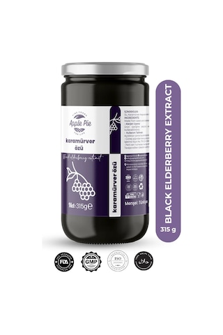 Applepiefoods Karamürver Özü 315 Gr , Yoğun Kıvam , Katkısız , Glutensiz , Vegan Ürün
