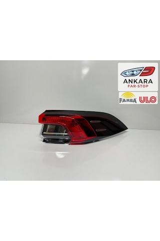 Toyota Corolla 2019 - 2025 Sedan Stop Lambası Sağ Dış  Farba - Ulo - Ledsiz Tip -