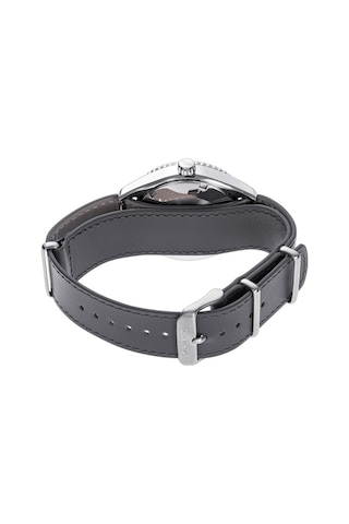 Orient Ra-ac0q07v30b Kurmalı Otomatik Deri Gri Mor Kadran Safir Cam 20 Atm 40 Mm Erkek Kol Saati