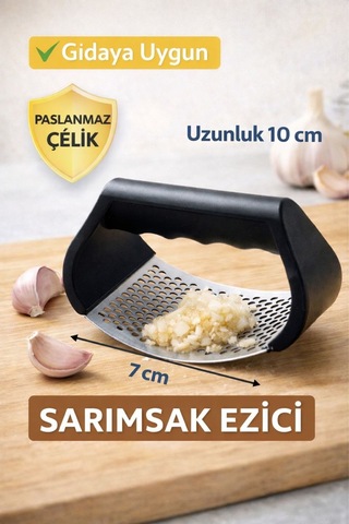 Paslanmaz Çelik Sarımsak Ezici Ergonomik Sarımsak Ezme Aparatı Diğer