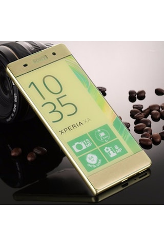 Bufalo Sony Xperia Xa Ultra - Kavisli 3D Cam Ekran Koruyucu Gold (142796889)