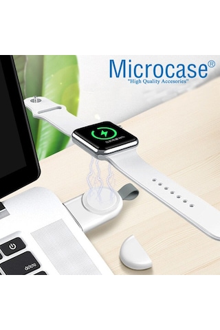 Microcase Apple Uyumlu Watch Seri 6 44 Mm Anahtarlık Tipi Usb Şarj Aygıt