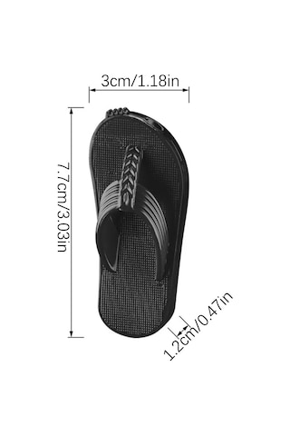 Mini Terlik Tasarımlı Alevli Çakmak Benzersiz Hediyelik Aksesua - Siyah