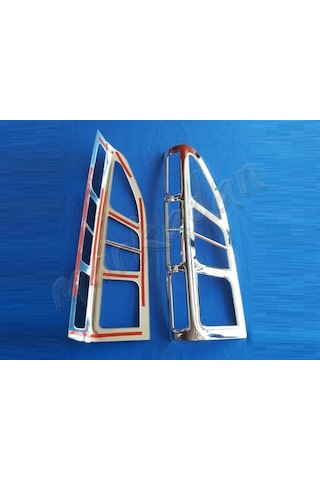 Citroen Berlingo Krom Stop Çerçevesi 2008-2018 2 Parça Abs Krom