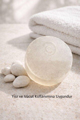 Ruşur Taşlı El Yapımı Doğal Oval Sabun - 100 Gr Ruşur