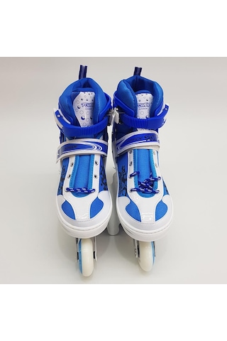 Kelebekoyuncak 2İn1 Ayarlanabilir Işıklı Mavi Paten (34-37) Mavi