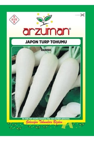 Arzuman İthal Japon Turp Sebze Tohumu