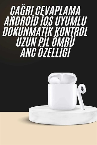 2. Nesil Bluetooth Android Ve İos Uyumlu Kablosuz Kulaklık Çağrı Cevaplama