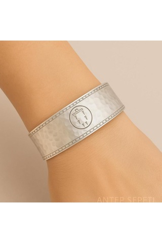 Bakır Gri Klasik Bileklik Gri