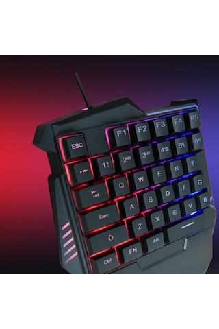 Microcase 35 Tuşlu Rgb Işıklı Kablolu Gaming Oyuncu Klavyesi - Al5728