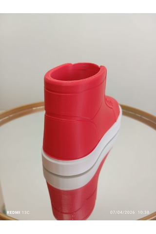 Kalemlik 3d Converse Beyaz - Kırmızı