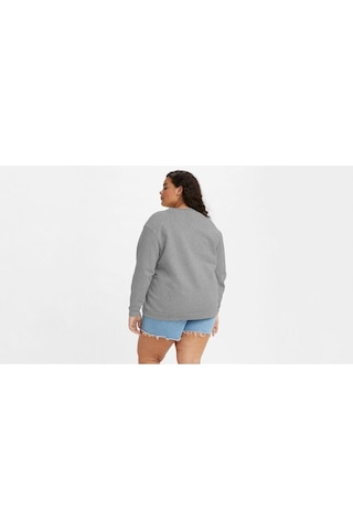 Graphic Standard Crewneck Sweatshirt Plus -5299 Gri