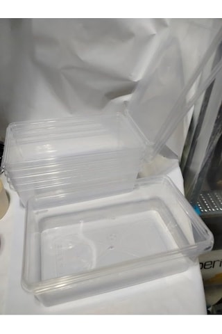 10 Adet Derin Dondurucu Difriz Saklama Kutusu 1 Litre Tüm Sebzeler Yiyecekler İçin Kendinden Kapaklı Tam Koruyucu Buzluk Kutusu Hava Almaz Koku Yapmaz En Sağlıklı Deep Freeze Kabı Özel Şeffaf Plastik Çok Renkli